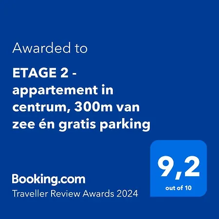 Apartament Etage 2 - In Centrum, 300m Zee En Gratis Parking *